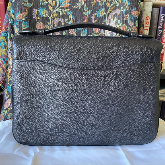 🌸SOLD🌸 Coach Cassie in Black Polished Pebble Leather with Brass Hardware! - Picture 3 of 16